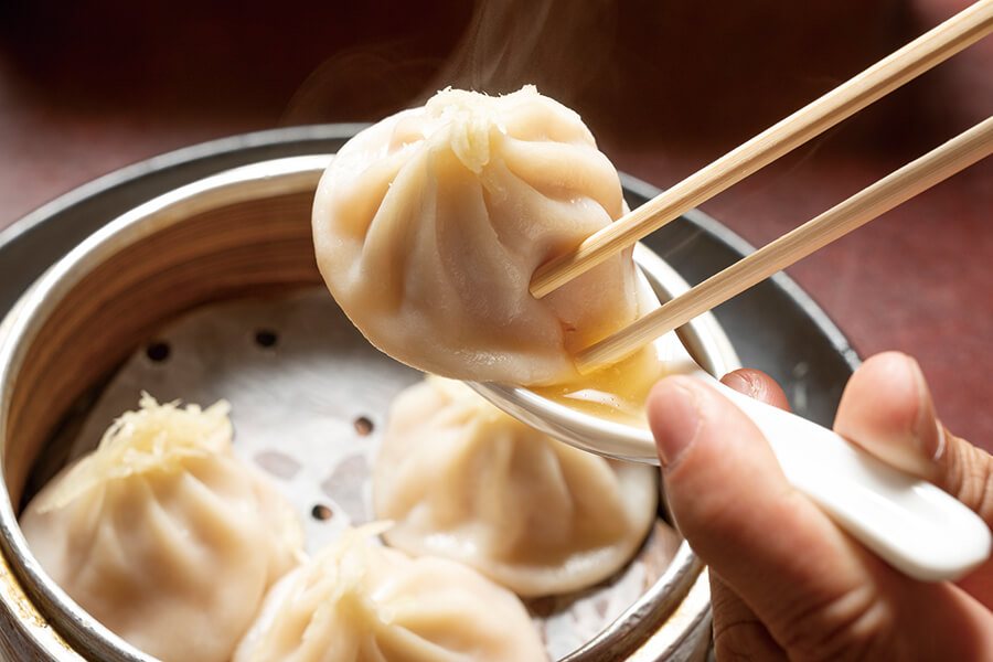 写真：絶品小籠包 満月盧 本店　小籠包